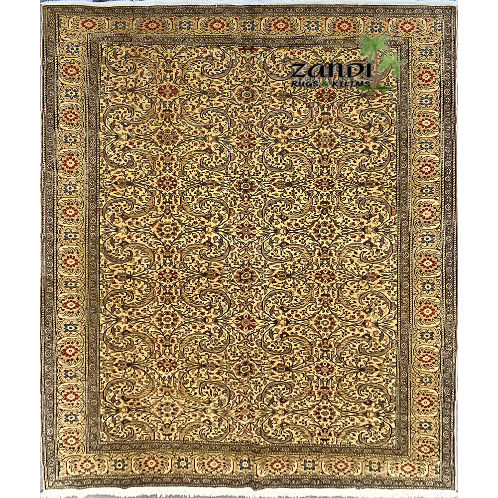 Turkish Hand-Knotted Rug 6'8" x 9'7"